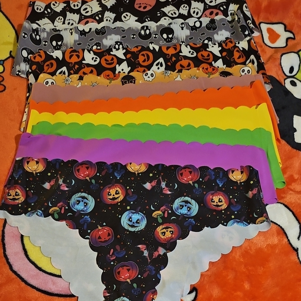 Halloween Themed Women's Panties Set 10 Pairs.